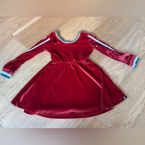 Rags Other - Rags girls red and green velvet dress girls 3/4